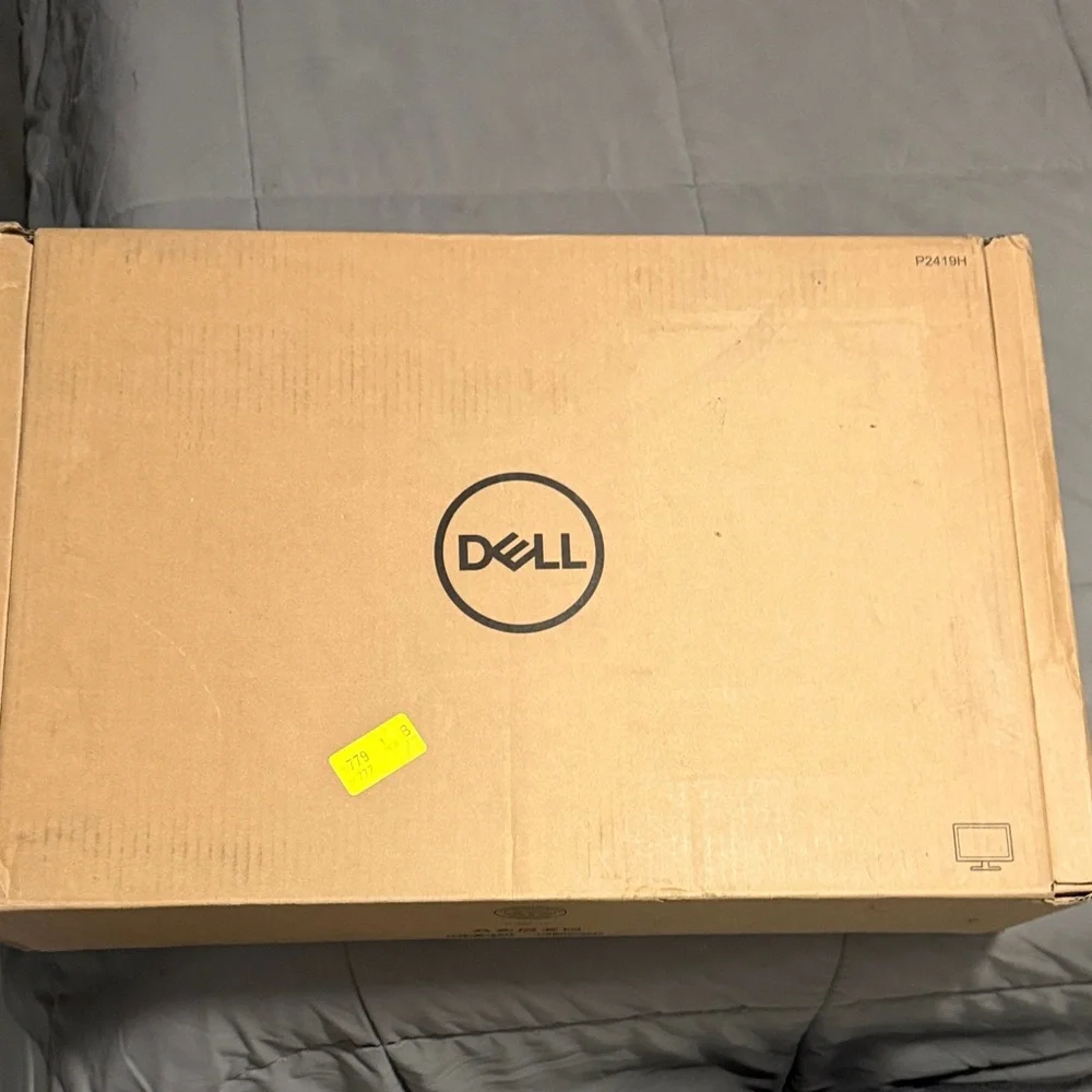Dell Packaging Box with Black Logo